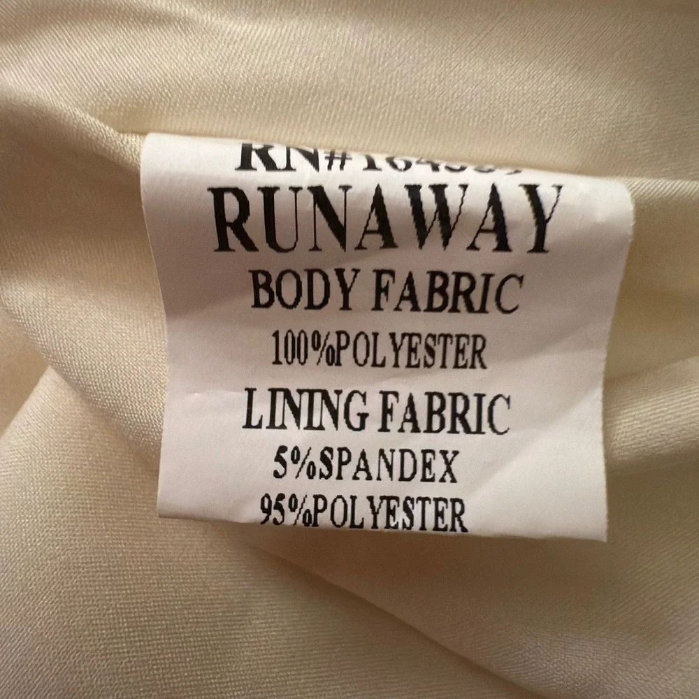 Runaway Cocktail Hour Mini Dress Size S Floral Fruit Print V Neck Short‎ Sleeve